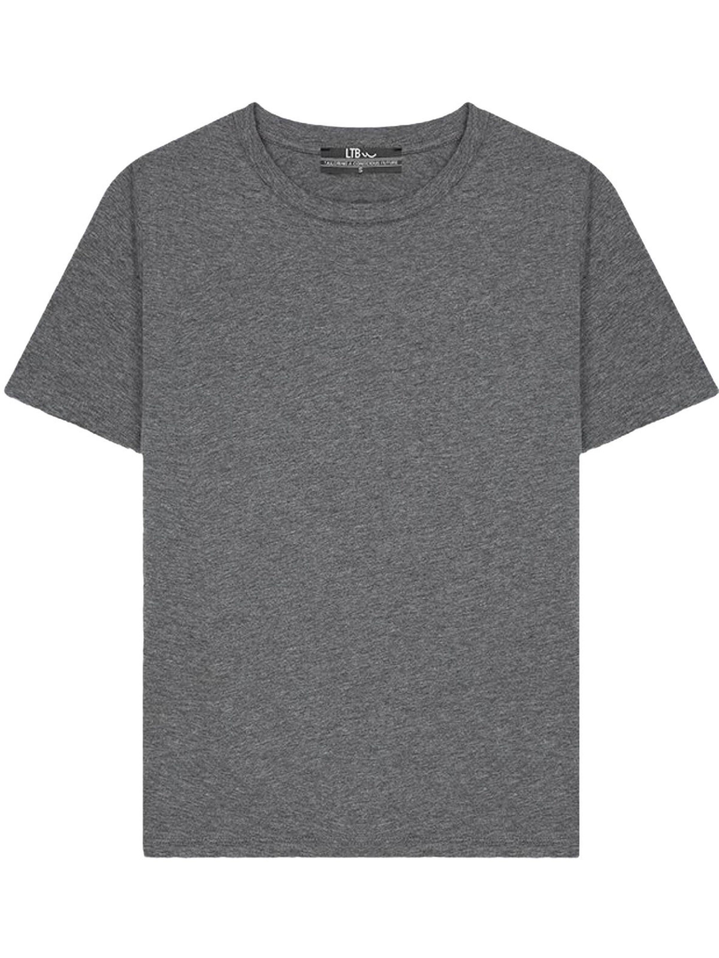 LTB Jeans Shirt 'LTB Jeans Damen Basic T-Shirt'‌‌‌‌‌‌ in Grau