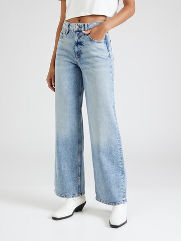 ESPRIT Wide leg Jeans in Blauw: voorkant