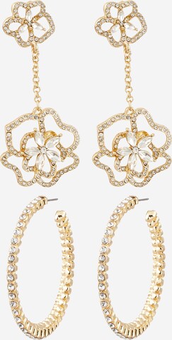 PIECES Earrings 'OLUIO' in Gold: front