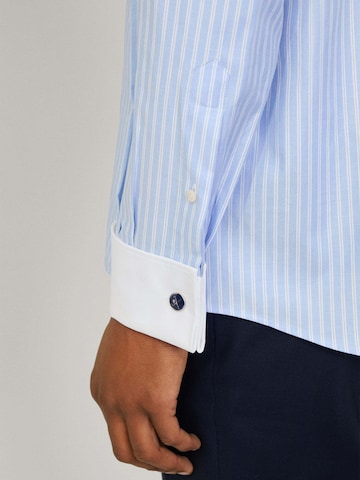 Hackett London Regular Fit Hemd in Blau