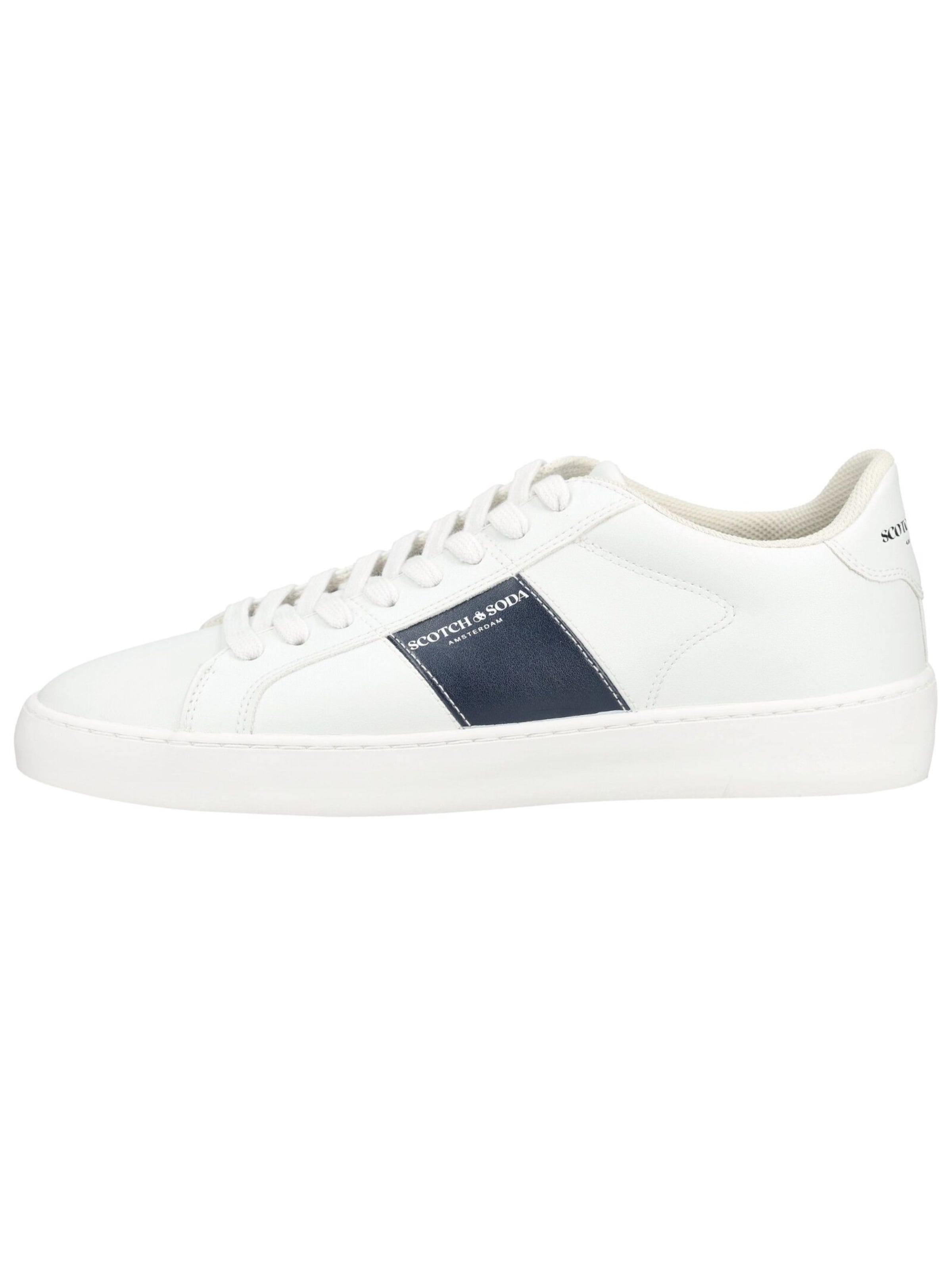 Baskets basses SCOTCH & SODA en blanc