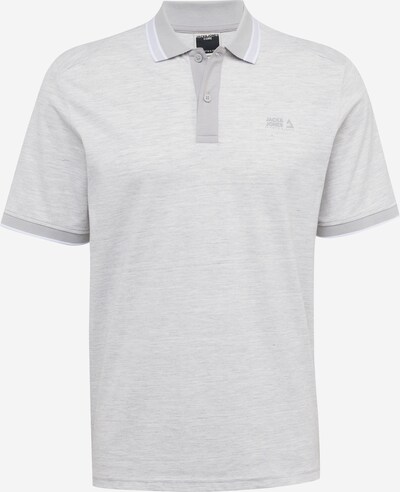 JACK & JONES Poloshirt in hellgrau / graumeliert, Produktansicht