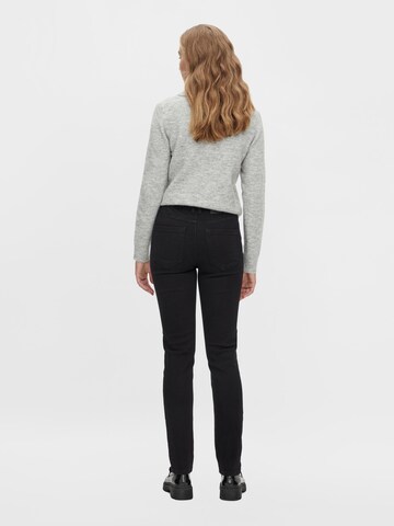 PIECES Skinny Jeans 'Lili' in Schwarz