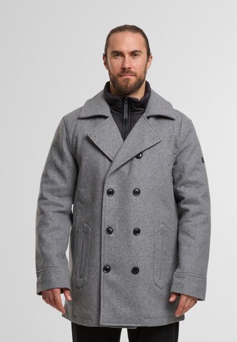 INDICODE JEANS Winter Coat 'Lunillo' in Grey: front