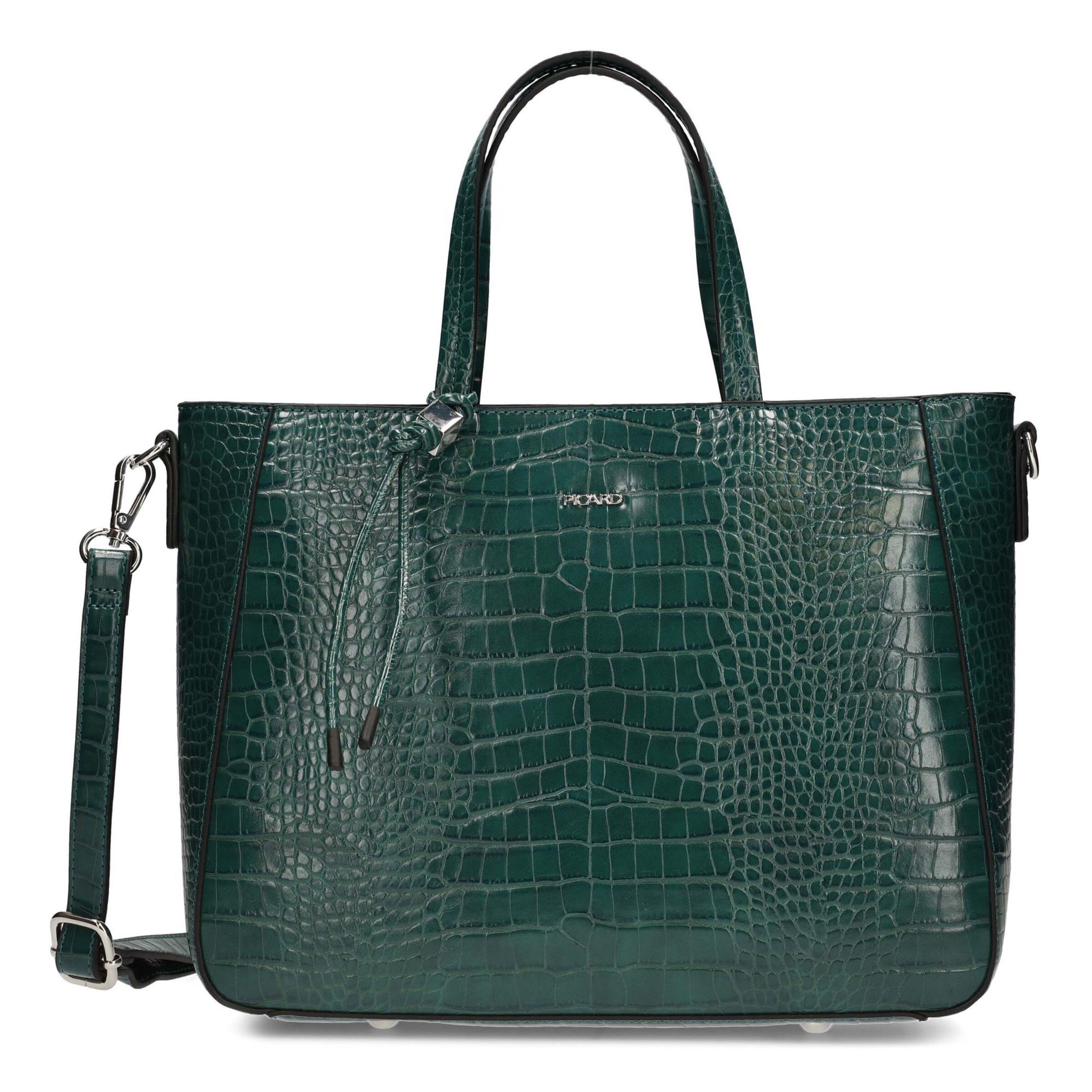 Picard Shopper 'Wild Art' in de kleur Donkergroen, Productweergave