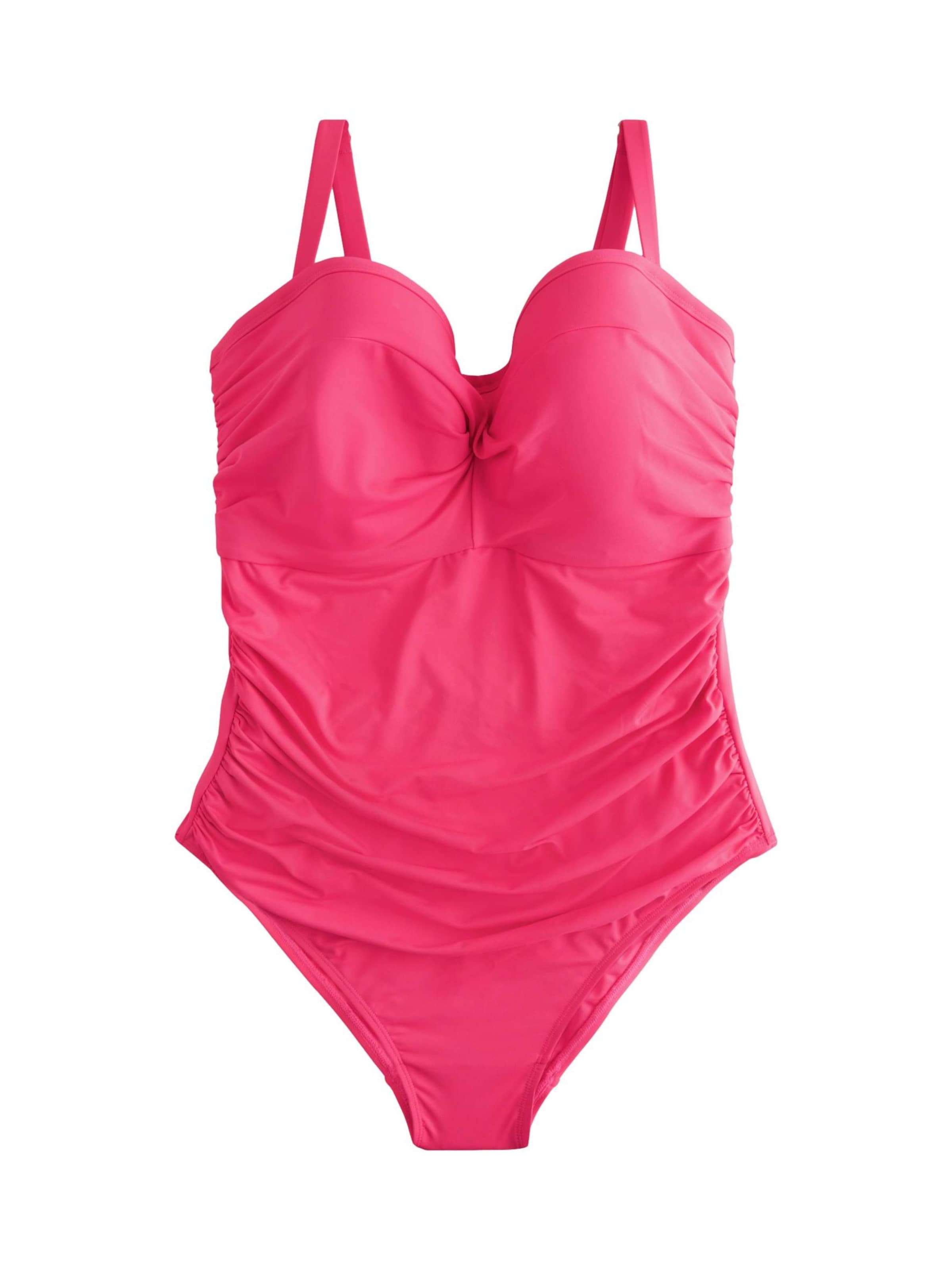 Next Бански костюм в розово: отпред