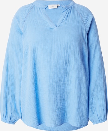 Camicia da donna 'THYRA' di ONLY Carmakoma in blu: frontale