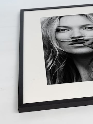 Liv Corday Wandschmuck  'Mustache' in Schwarz