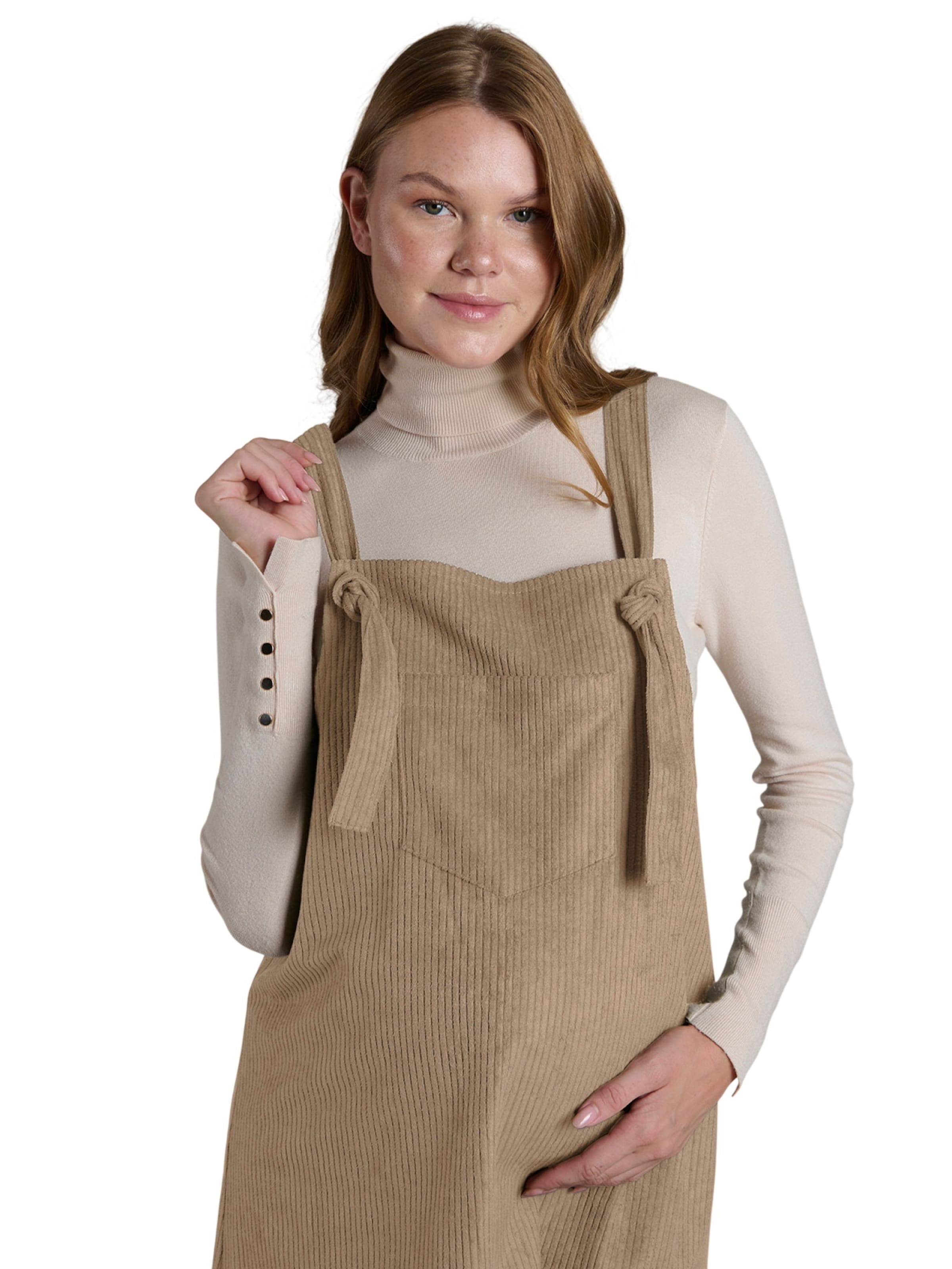 LYN MAMA Kleid in Beige