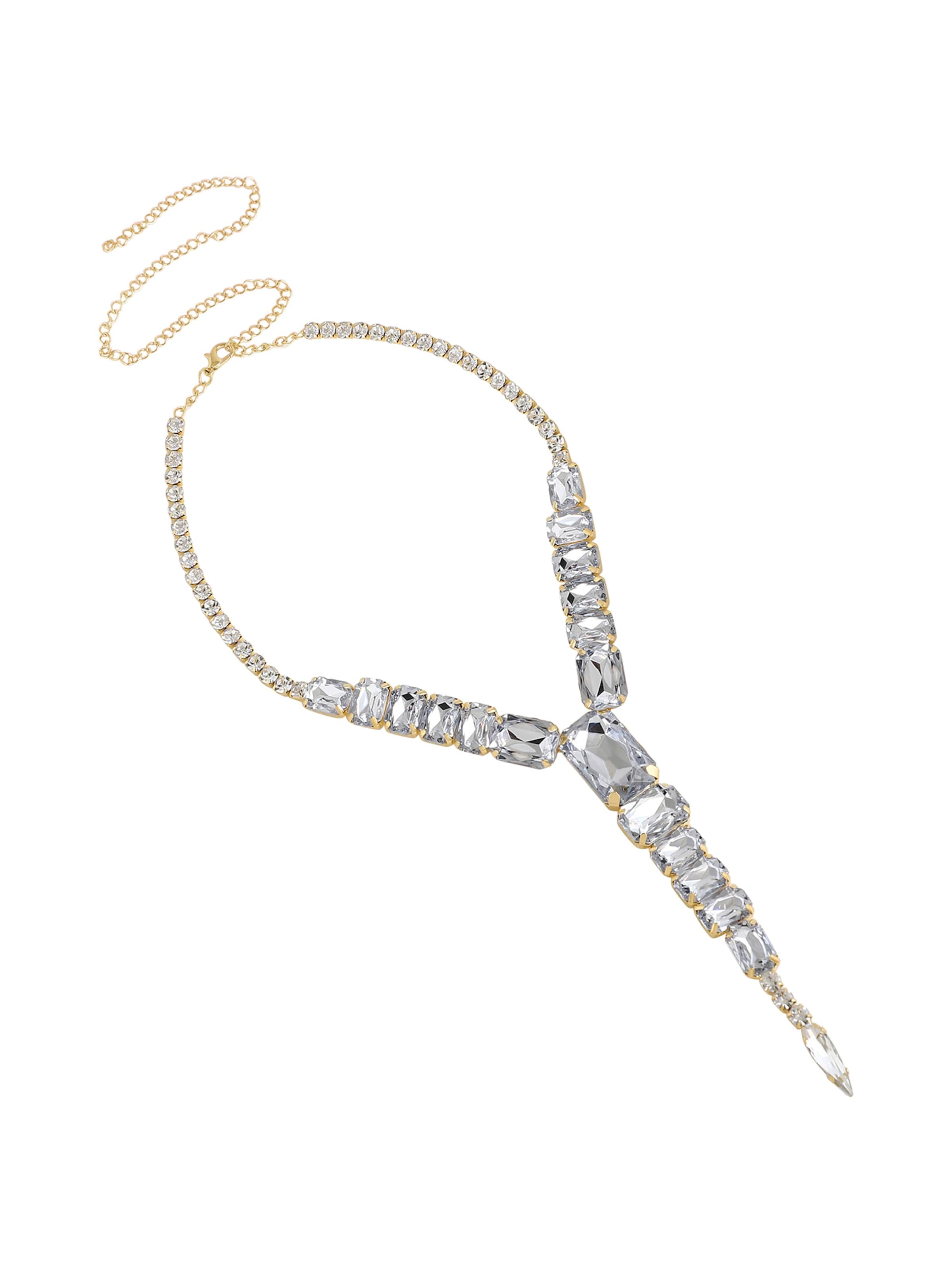 SOHI Halsband 'Madalyn' i silver: framsida