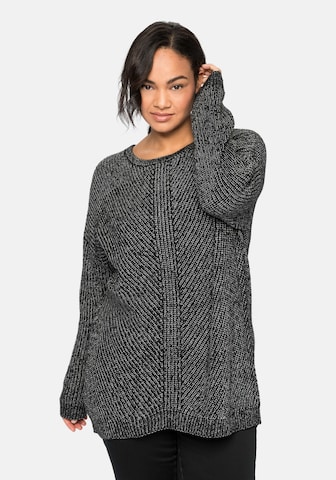 SHEEGO Sweater in Black: front