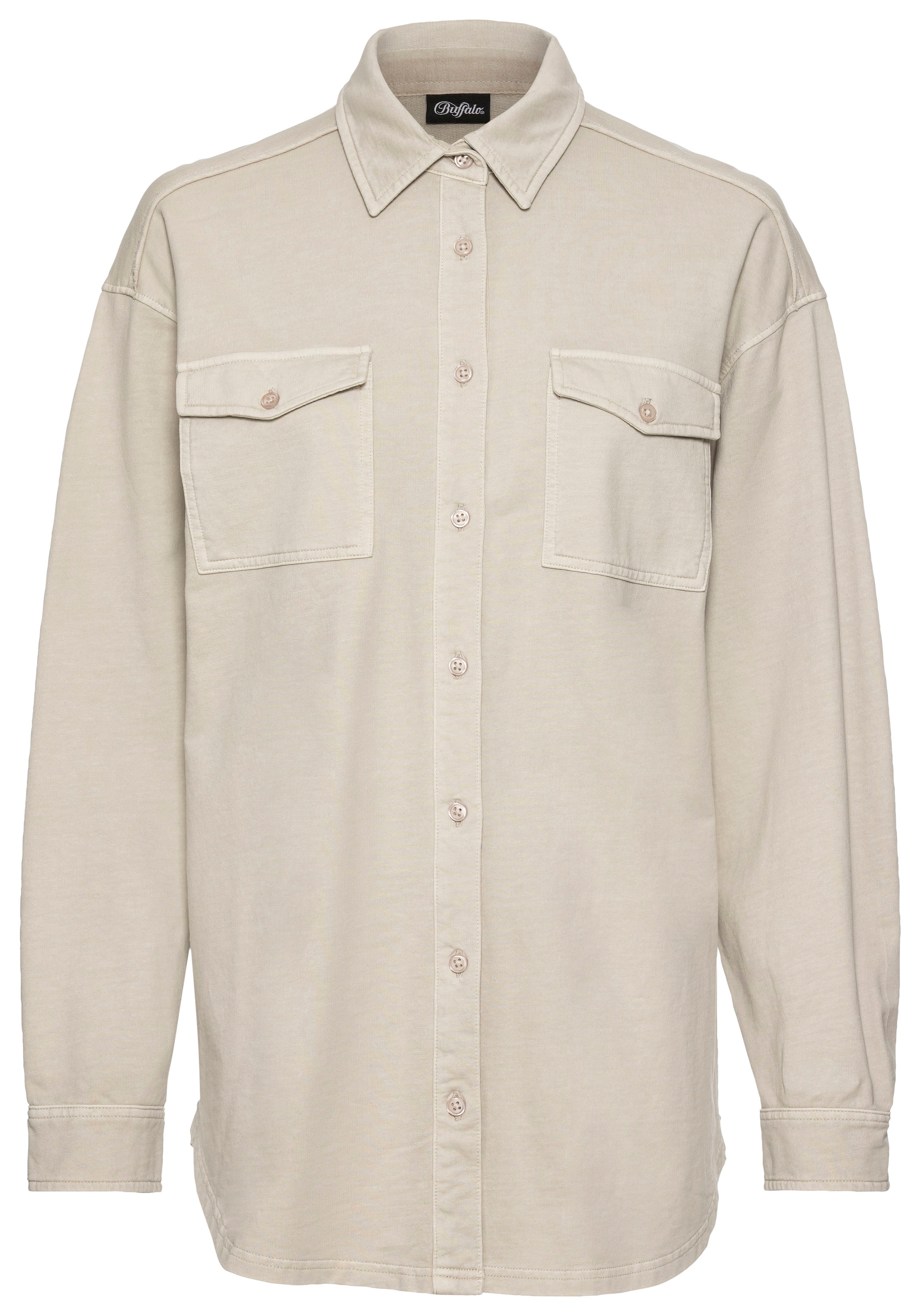 BUFFALO Μπλούζα σε γκρι: μπροστά