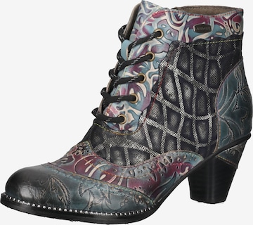 Laura Vita Lace-Up Ankle Boots in Mixed colors: front
