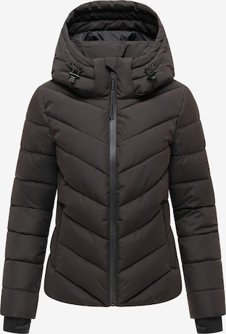 MARIKOO Winterjacke 'Samuiaa XVI' in Braun: Vorderseite