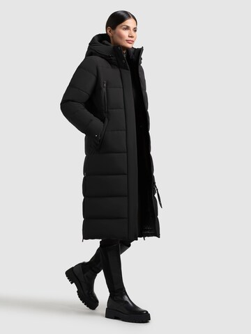 khujo Winter Jacket 'Inda' in Black