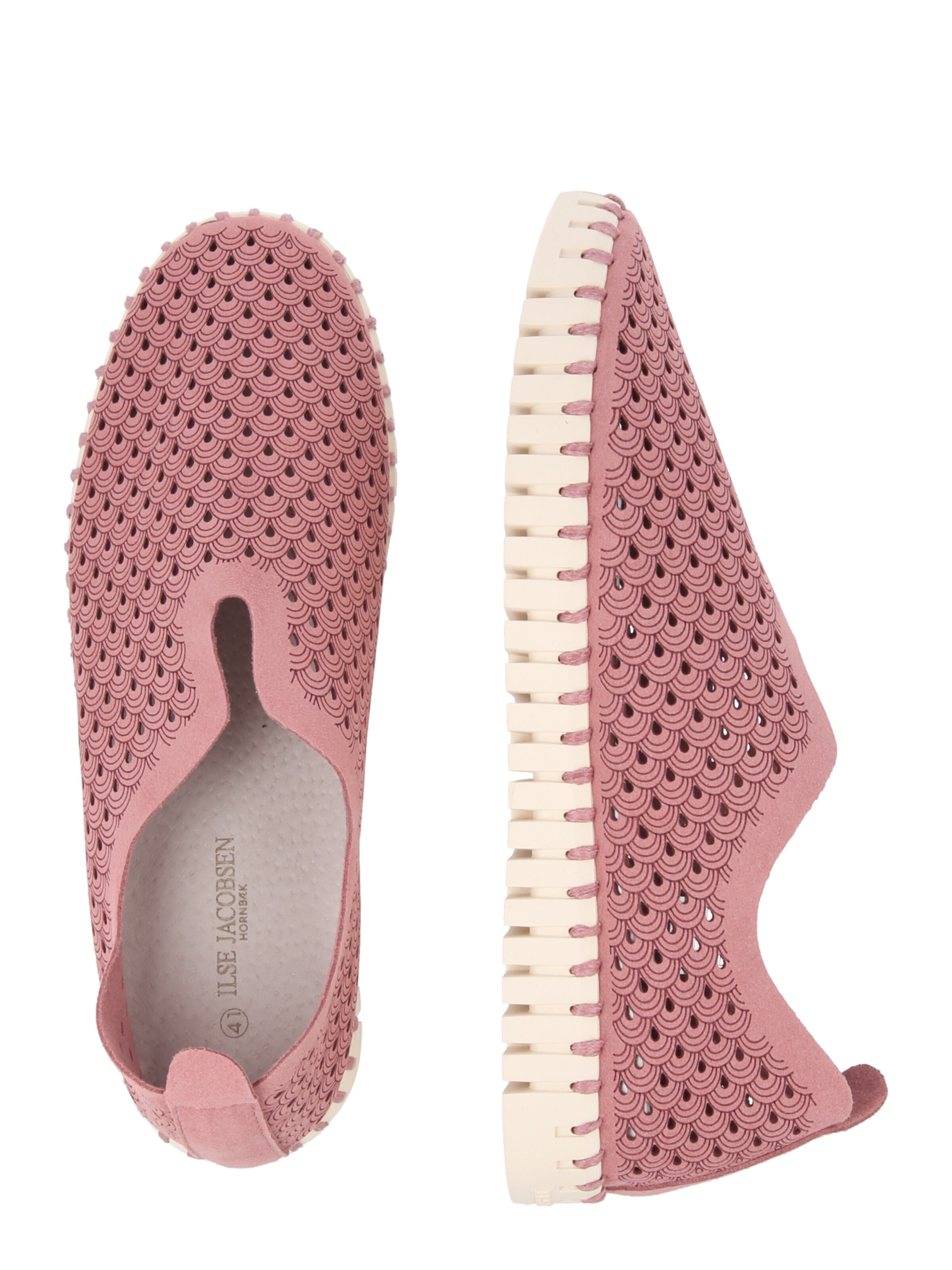 ILSE JACOBSEN Slip-On i röd