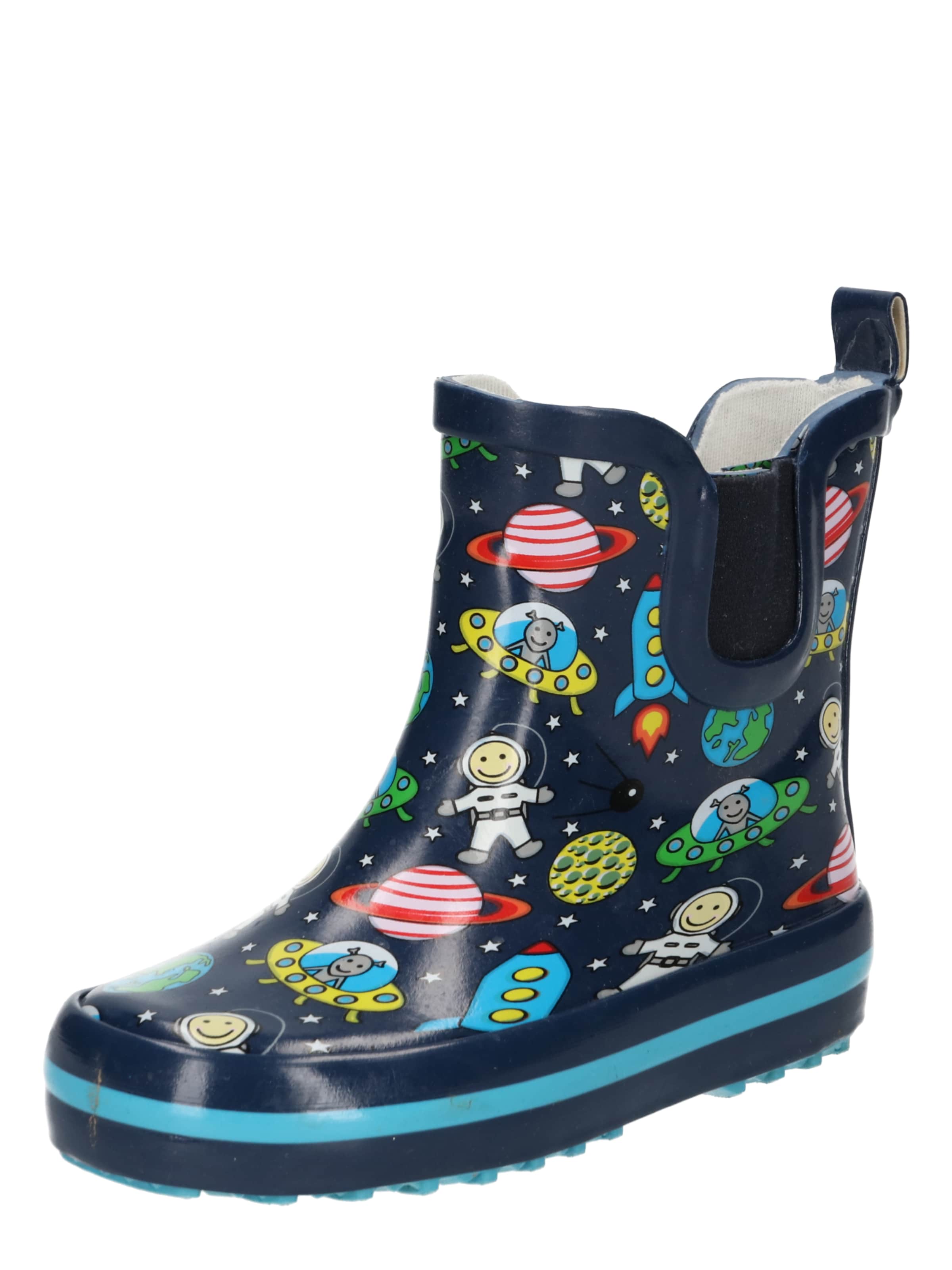 BECK Rubber Boots in Blue: front