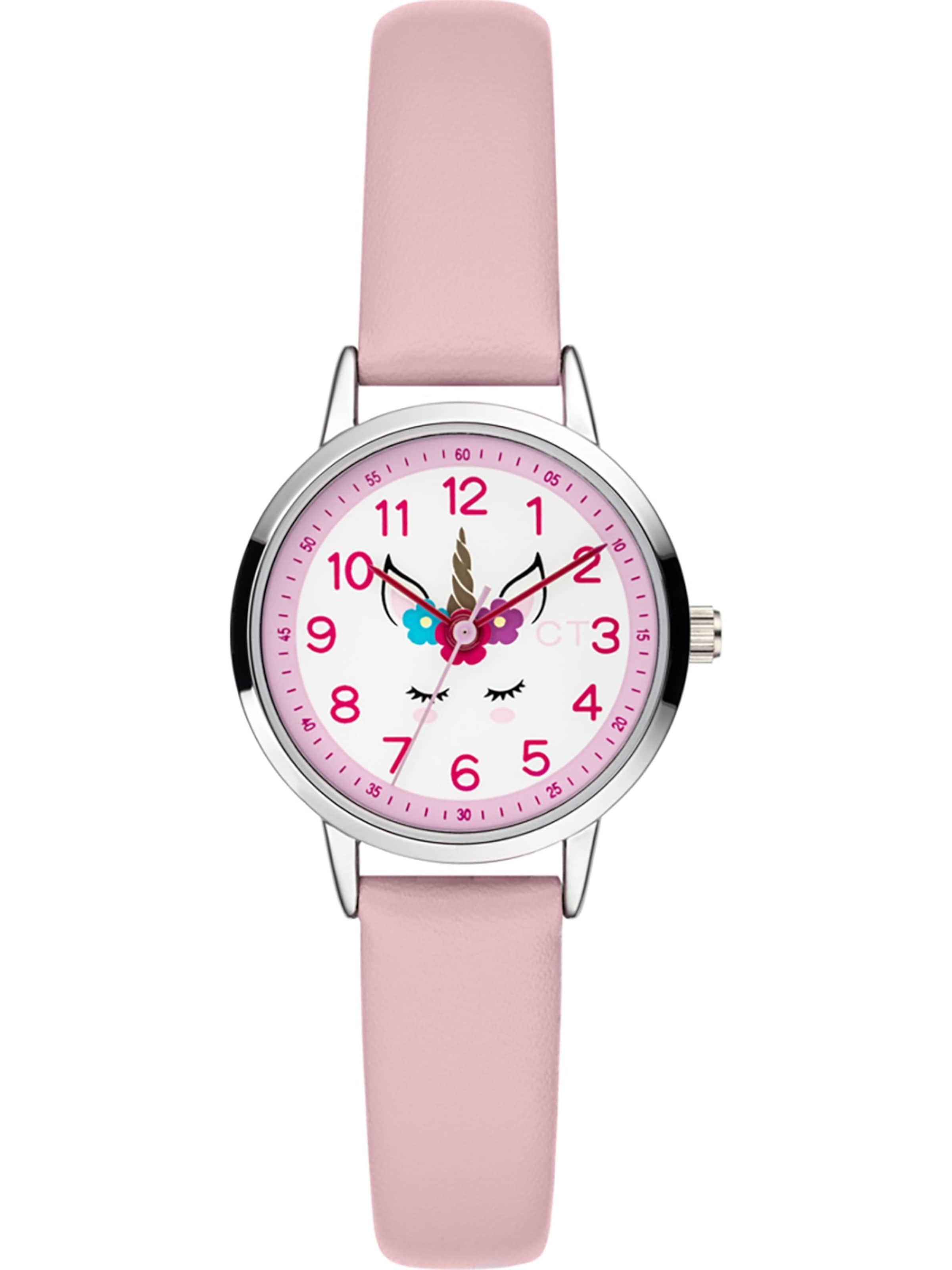 Cool Time Watch in Pink: front
