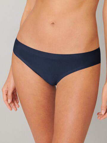 SCHIESSER Slip 'Invisible Cotton' in Blau: Vorderseite