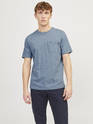 Tricou 'BLUBALTO' de la JACK & JONES pe albastru: față