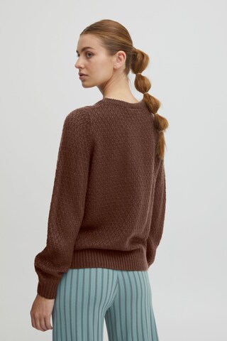 ICHI Strickpullover 'ODANSA' in Braun