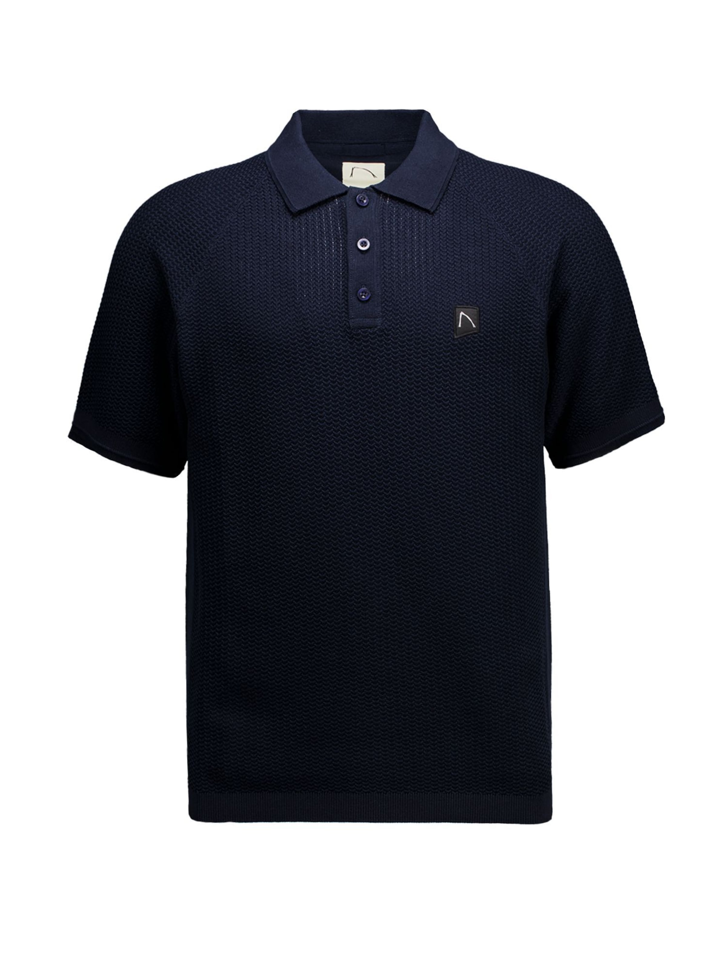 CHASIN' Poloshirt 'Guy' in Blau: Vorderseite