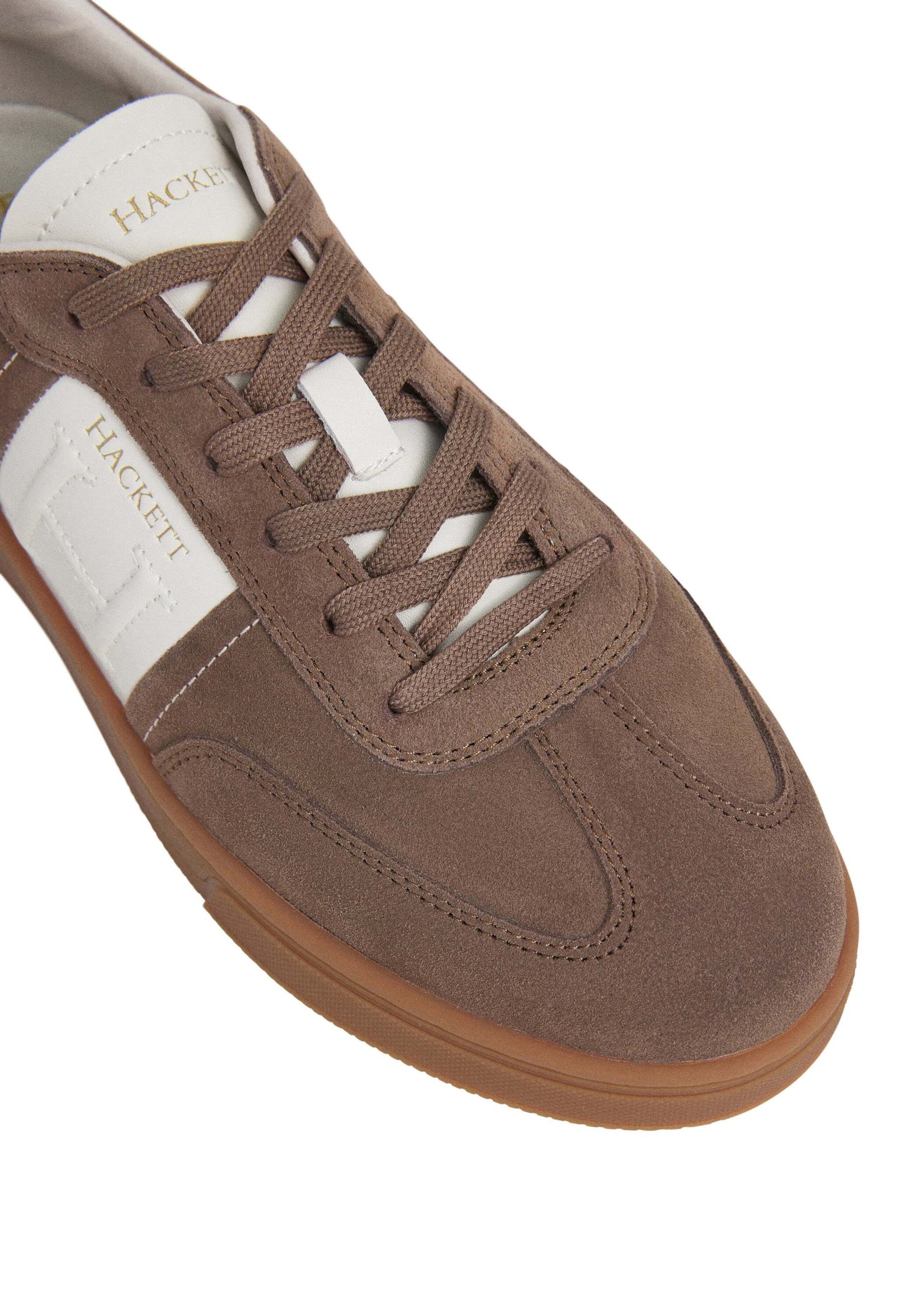 brūns Hackett London Zemie brīvā laika apavi 'Harper League'