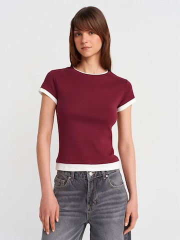 Dilvin T-Shirts in Rot: Vorderseite