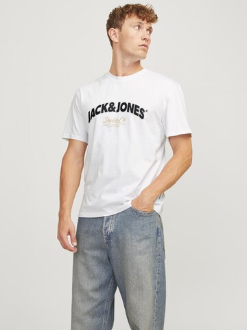 JACK & JONES Shirt 'JORBRONX' in Wit