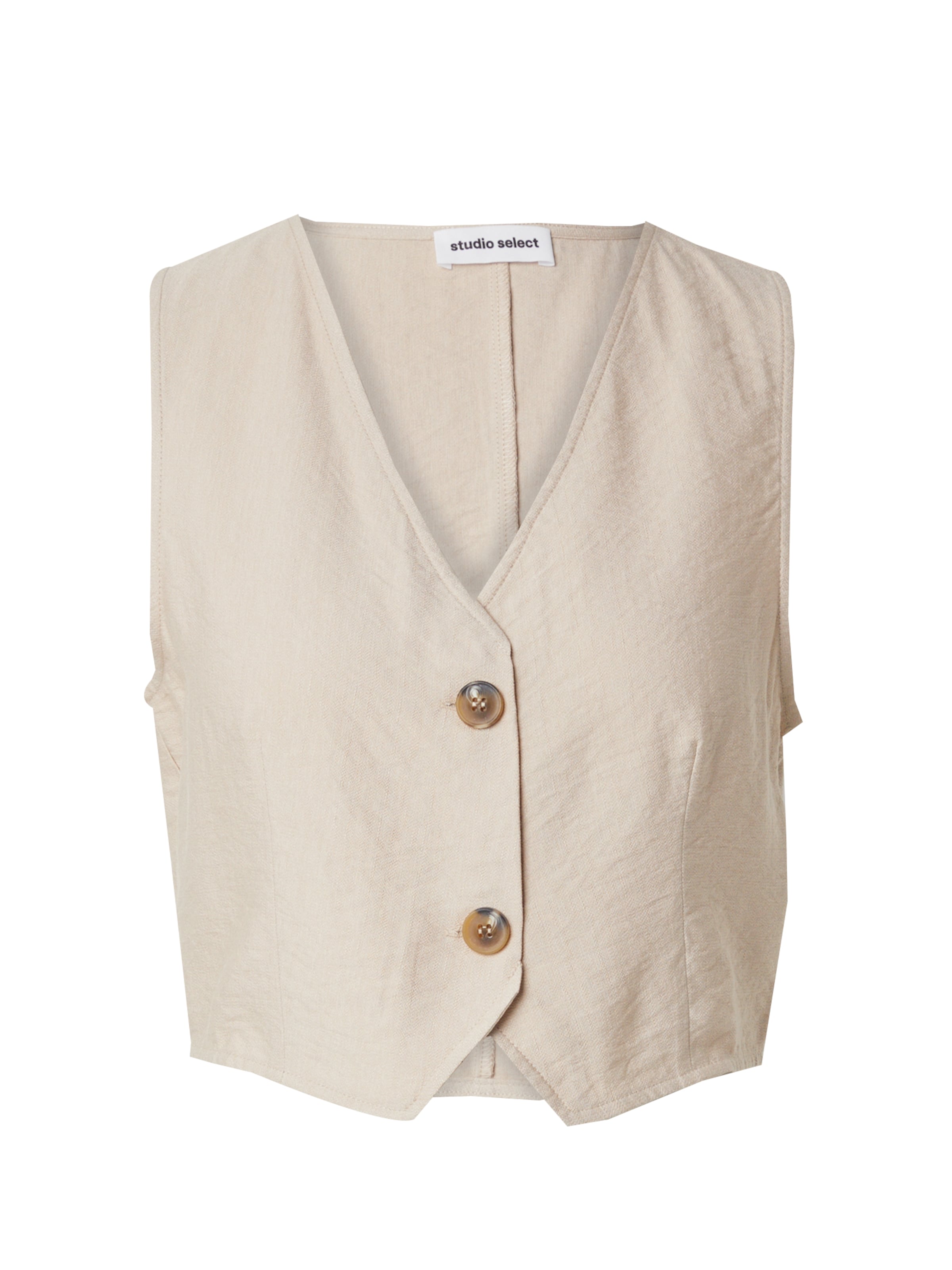 studioselect - Colete de fato &#x27;Amanda&#x27; em bege: frente