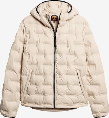 Veste mi-saison Superdry en beige : devant