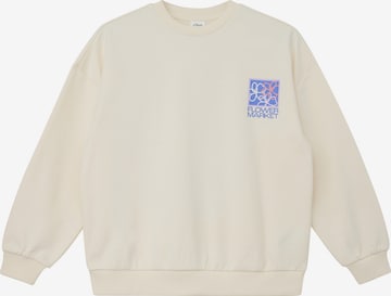 balta s.Oliver Megztinis be užsegimo: priekis