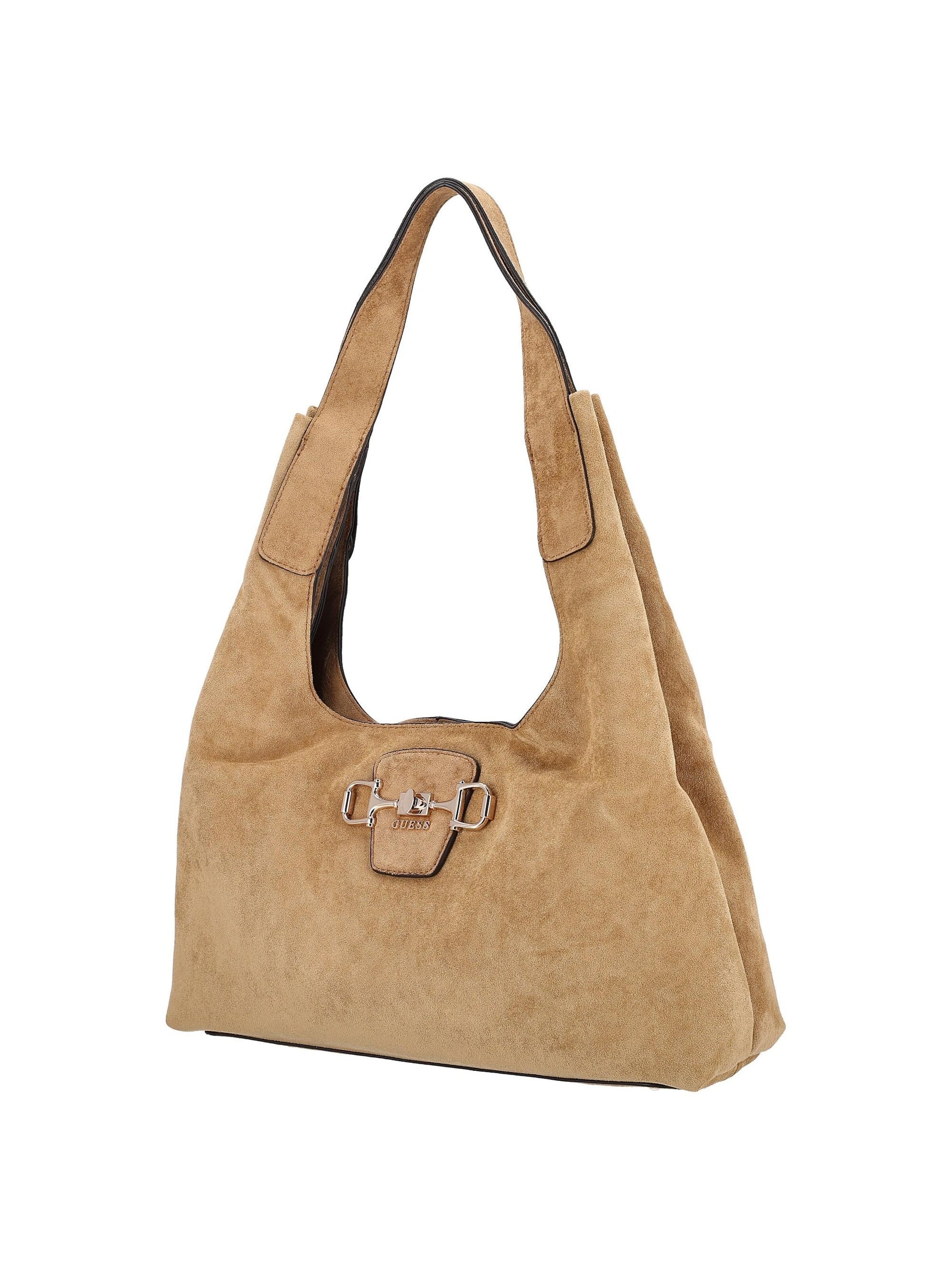 GUESS Schultertasche 'Sunset' in Braun