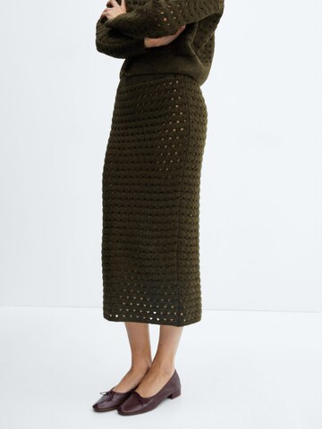 MANGO Skirt 'Pescador' in Green: front