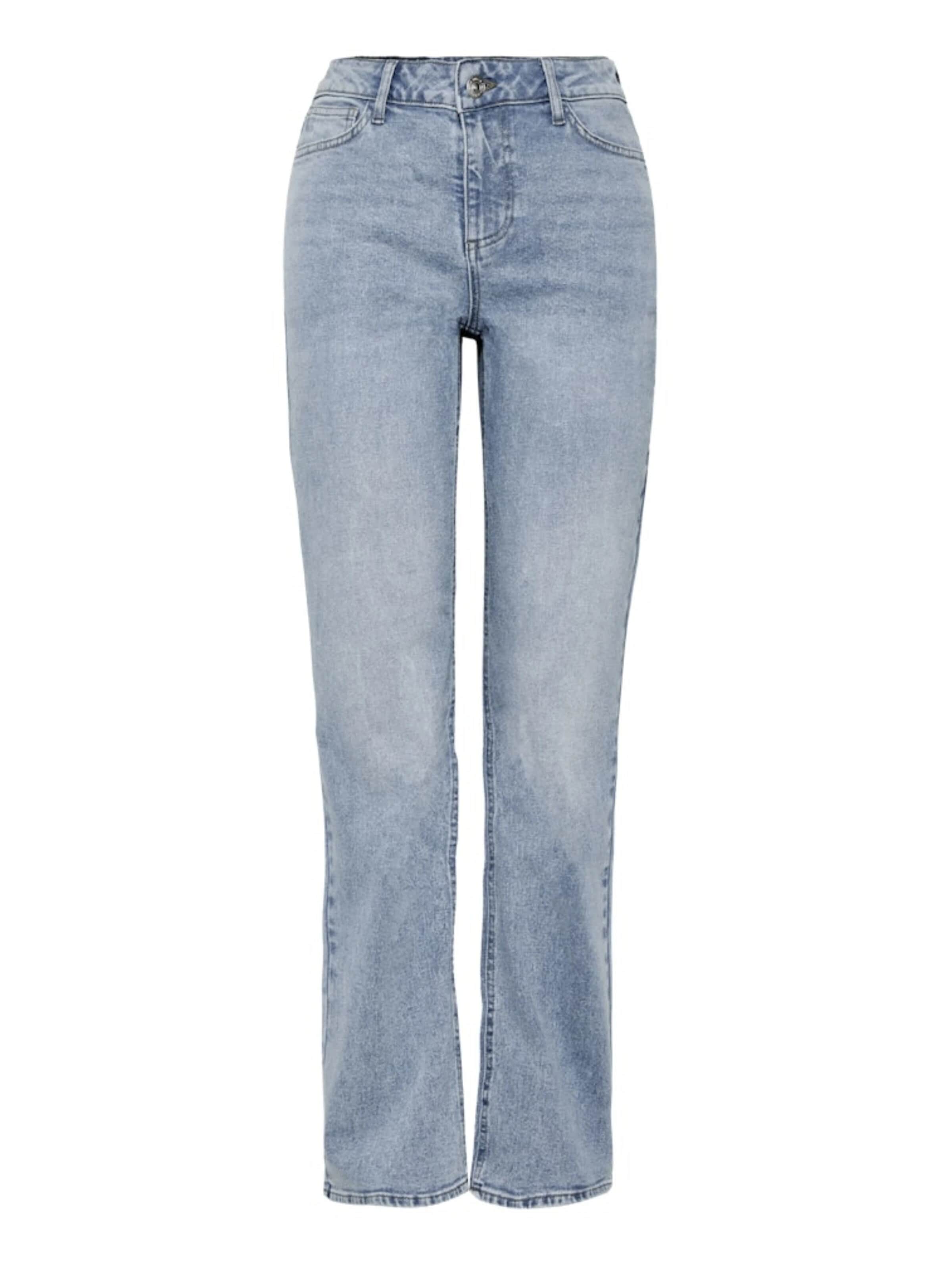 Tapered Jeans '17149276' di PIECES in blu: frontale