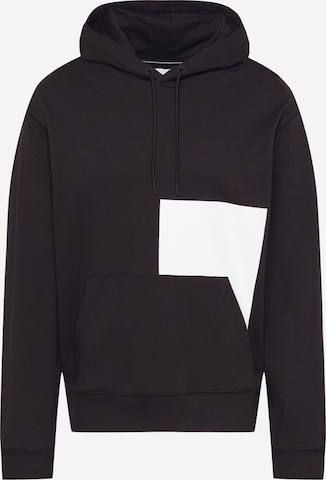 Calvin Klein Jeans Sweatshirt in Schwarz: front