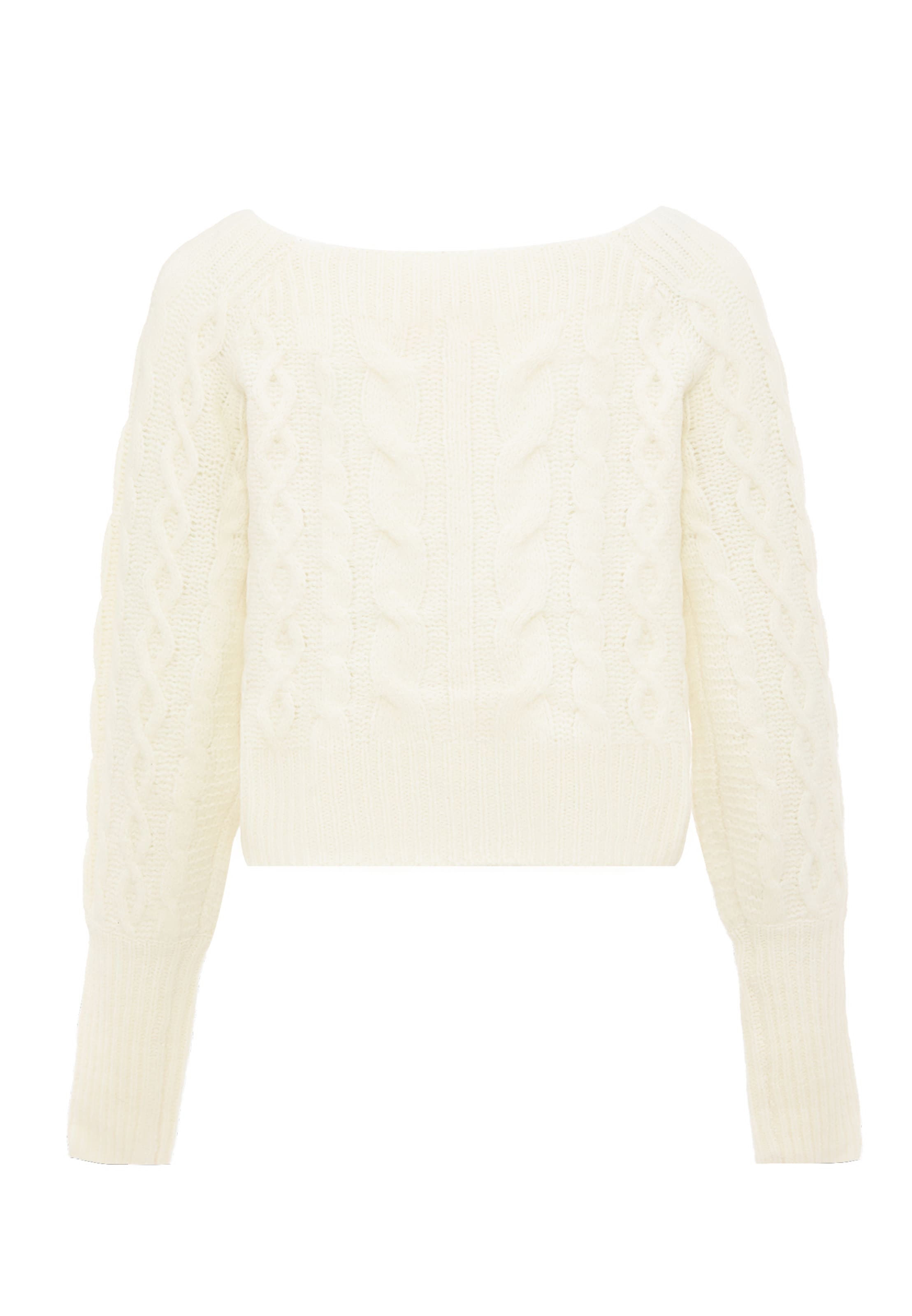 swirly Sveter - Biela