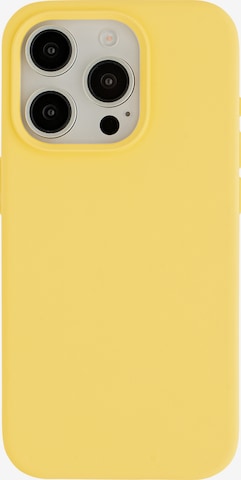 Cheeky Chain Munich Smartphonehoesje 'iPhone 15 Pro' in Geel: voorkant