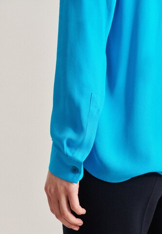 SEIDENSTICKER Blouse 'The Connecting Neutrals' in Blauw