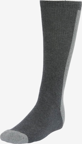 Chaussettes Boggi Milano en gris : devant