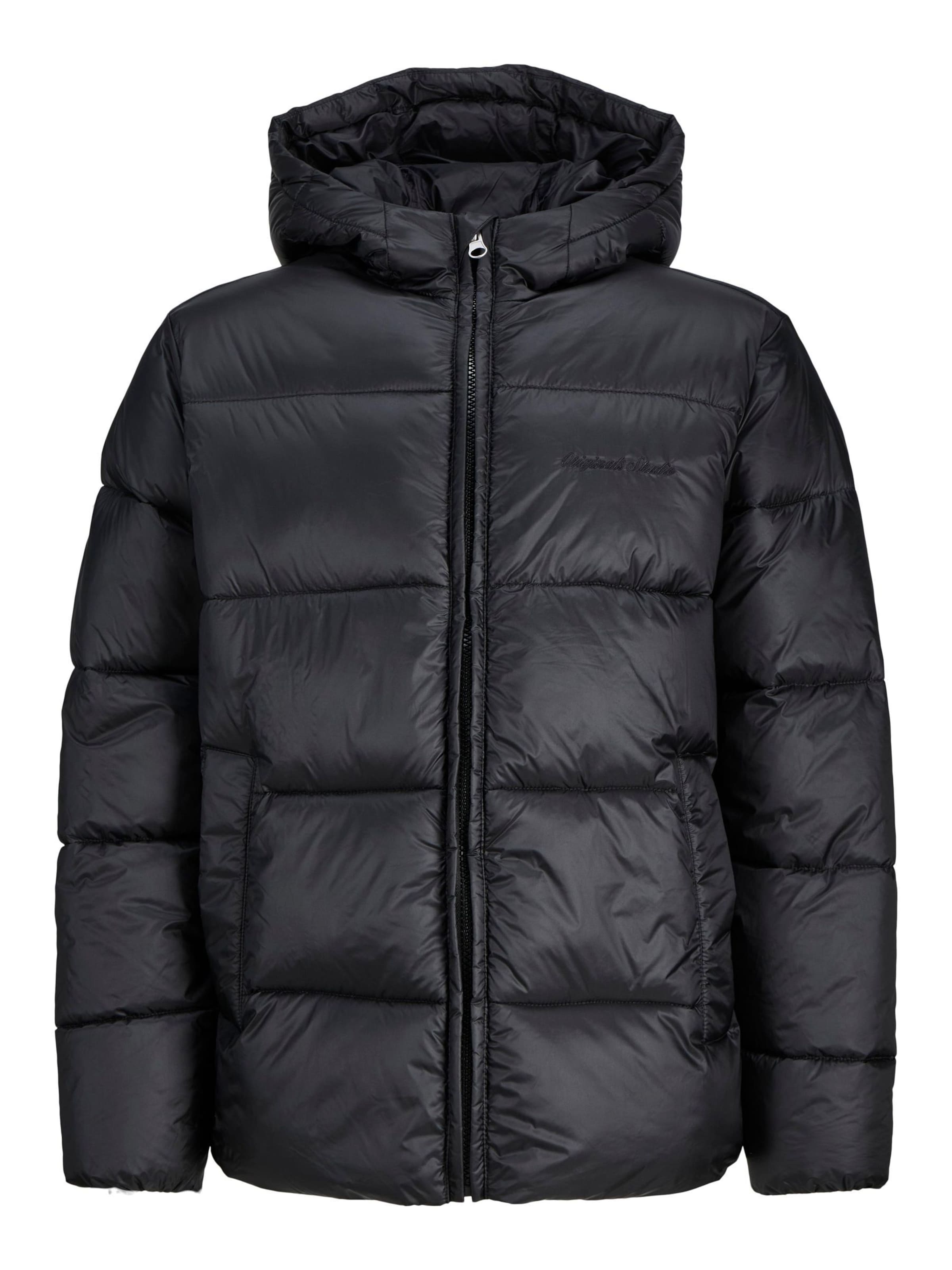 Giacca invernale di Jack & Jones Junior in nero: frontale