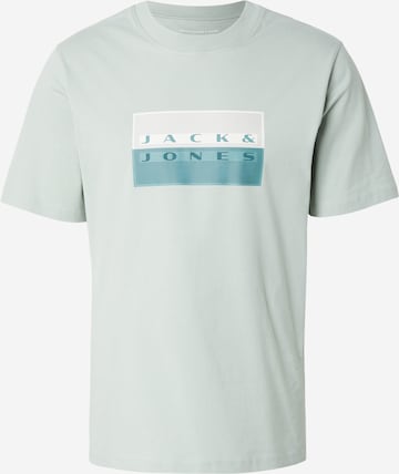 JACK & JONES Μπλουζάκι 'JCOFUSION' σε πράσινο: μπροστά