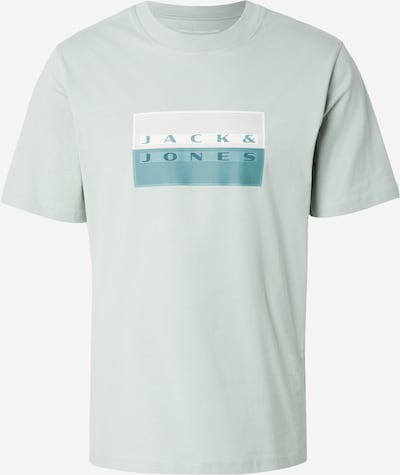 L dydžio Marškinėliai 'JCOFUSION' iš JACK & JONES, spalva – nefrito spalva / pastelinė žalia / balta, Prekių apžvalga