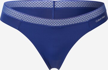 String Calvin Klein Underwear en bleu : devant