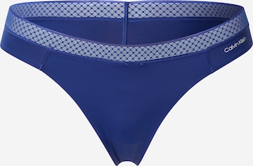 Calvin Klein Underwear Thong in Blue: front