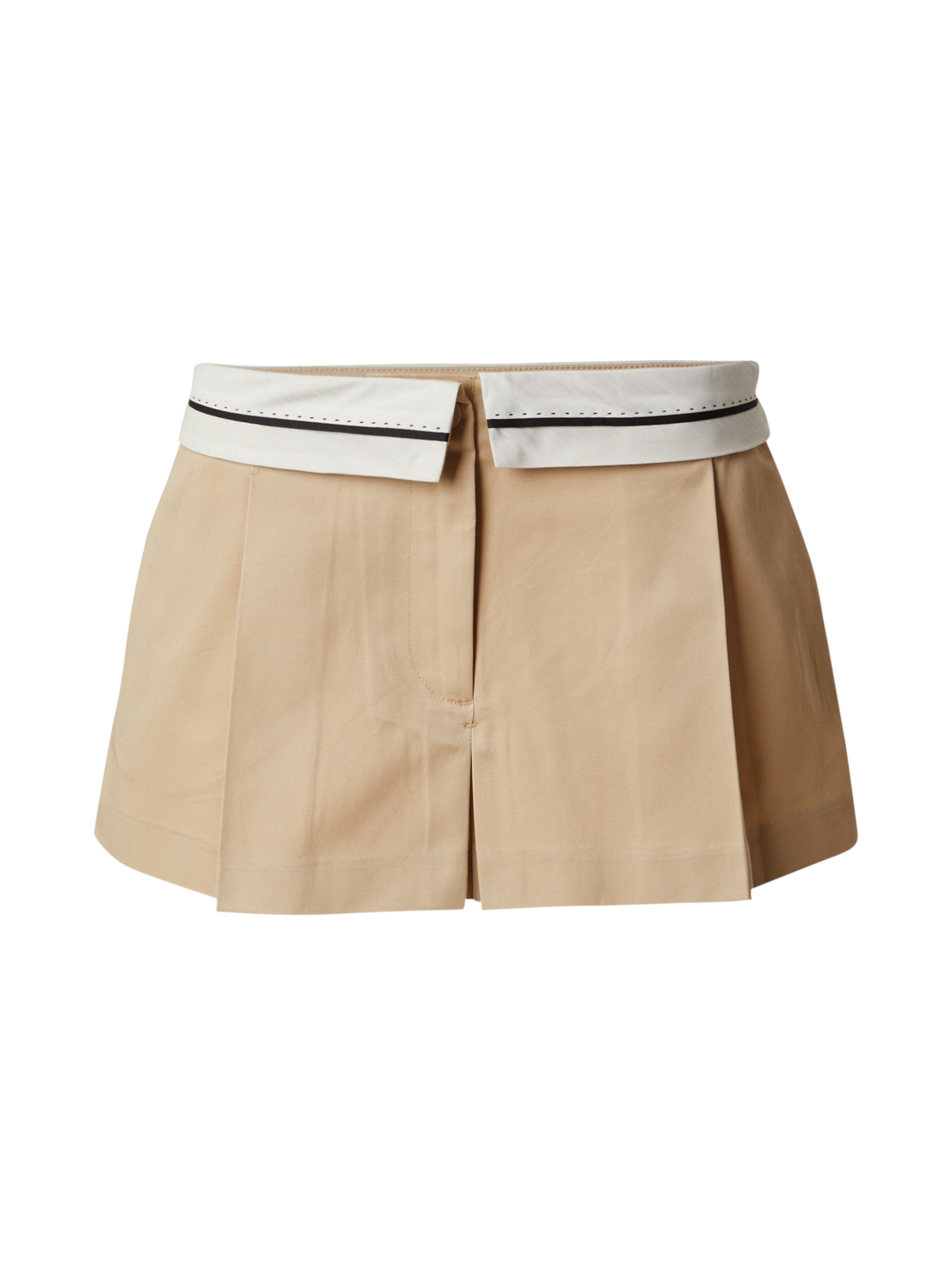 Monki Skirt in Beige: front
