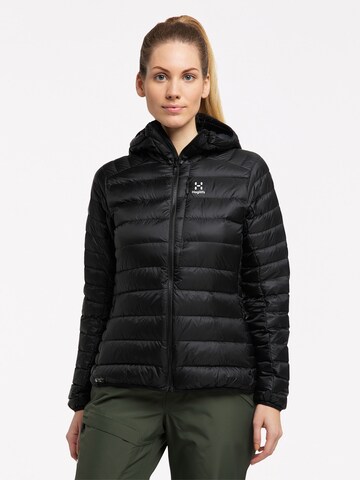 Haglöfs Outdoor Jacket 'Roc Down' in Black: front