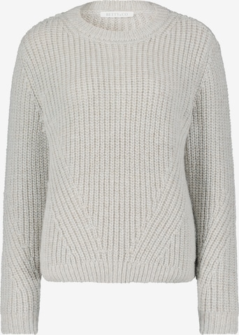 Betty & Co Strickpullover mit Struktur in Beige: predná strana