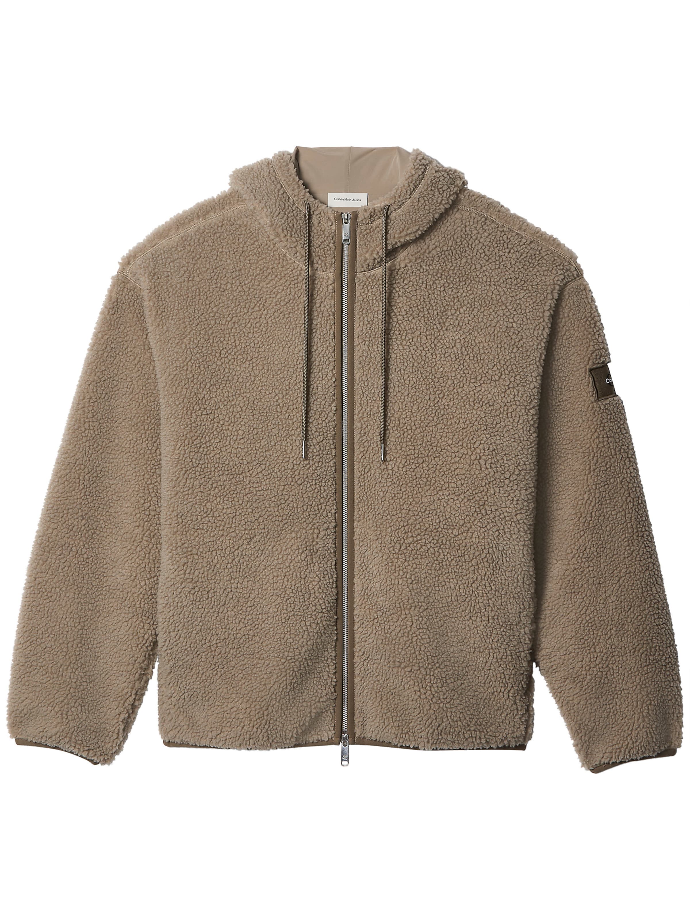 Calvin Klein Jeans Tussenjas in Bruin: voorkant