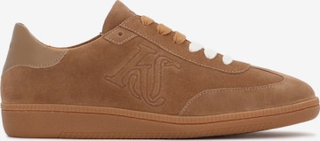 Baskets basses Kazar Studio en marron : devant